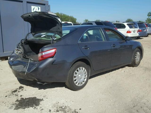 4T1BE46K78U752062 - 2008 TOYOTA CAMRY CE GRAY photo 4