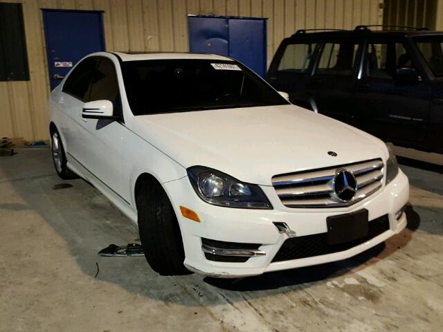 WDDGF4HB2DR242886 - 2013 MERCEDES-BENZ C 250 WHITE photo 1