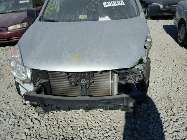 JN8AS5MT1DW546426 - 2013 NISSAN ROGUE S SILVER photo 7