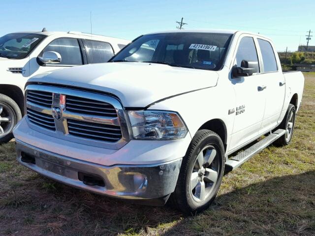 1C6RR7LT0FS610965 - 2015 RAM 1500 SLT WHITE photo 2