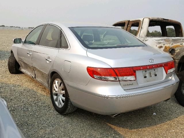 KMHFC46FX7A154610 - 2007 HYUNDAI AZERA SE SILVER photo 3