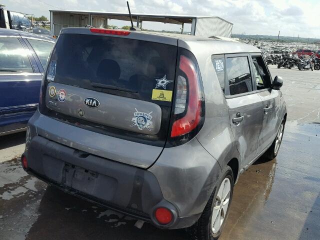 KNDJN2A21G7344522 - 2016 KIA SOUL GRAY photo 4