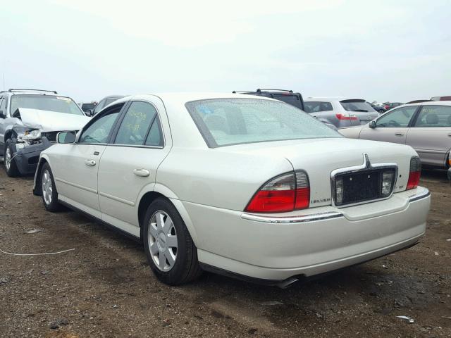 1LNHM86S35Y602748 - 2005 LINCOLN LS WHITE photo 3