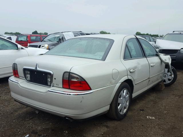 1LNHM86S35Y602748 - 2005 LINCOLN LS WHITE photo 4