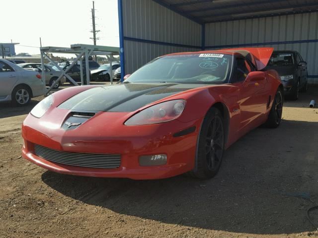 1G1YZ26E295100066 - 2009 CHEVROLET CORVETTE Z RED photo 2