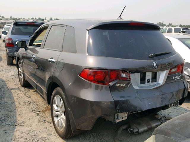 5J8TB2H26AA004429 - 2010 ACURA RDX GRAY photo 3