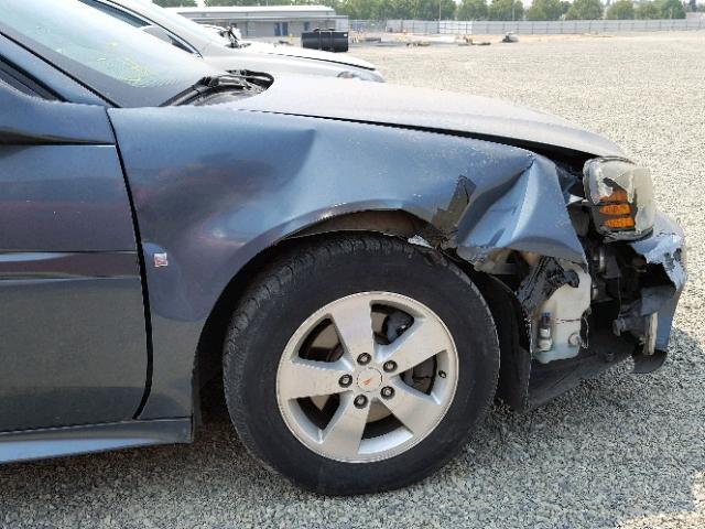 2G2WP552261297187 - 2006 PONTIAC GRAND PRIX GRAY photo 9