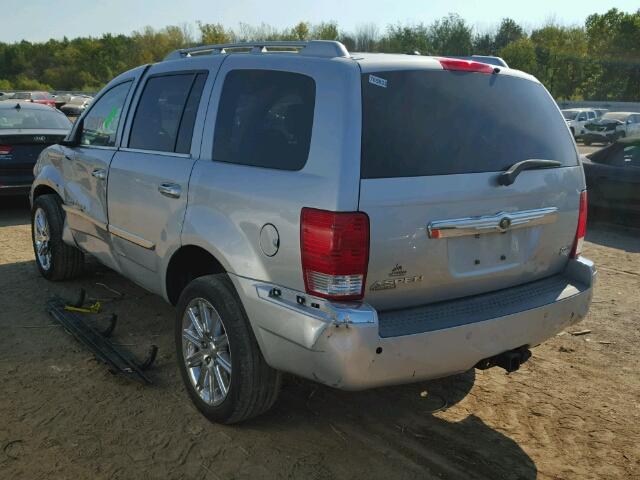1A8HX58287F530525 - 2007 CHRYSLER ASPEN LIMI SILVER photo 3