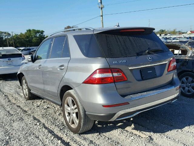 4JGDA5HB7FA611577 - 2015 MERCEDES-BENZ ML 350 4MA GRAY photo 3