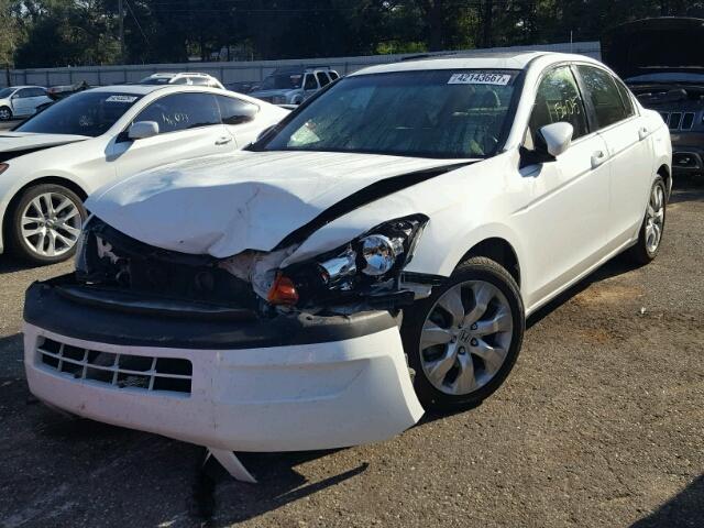 JHMCP26868C044157 - 2008 HONDA ACCORD EXL WHITE photo 2