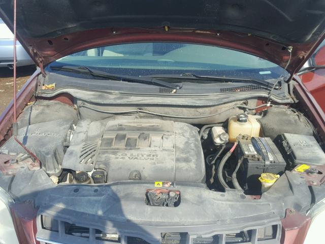 2A8GM78X47R148044 - 2007 CHRYSLER PACIFICA L 勃艮第红 照片 7