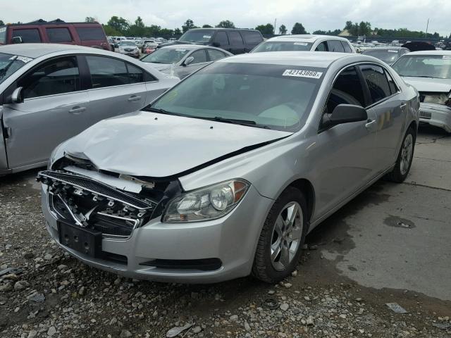 1G1ZB5E18BF300328 - 2011 CHEVROLET MALIBU LS ვერცხლისფერი ფოტო 2