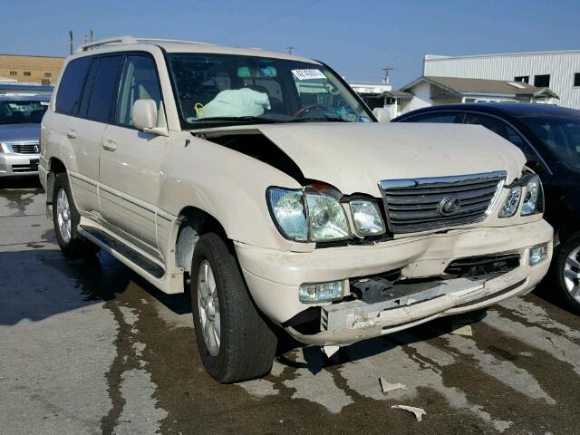 JTJHT00WX53551280 - 2005 LEXUS LX 470 CREAM photo 1