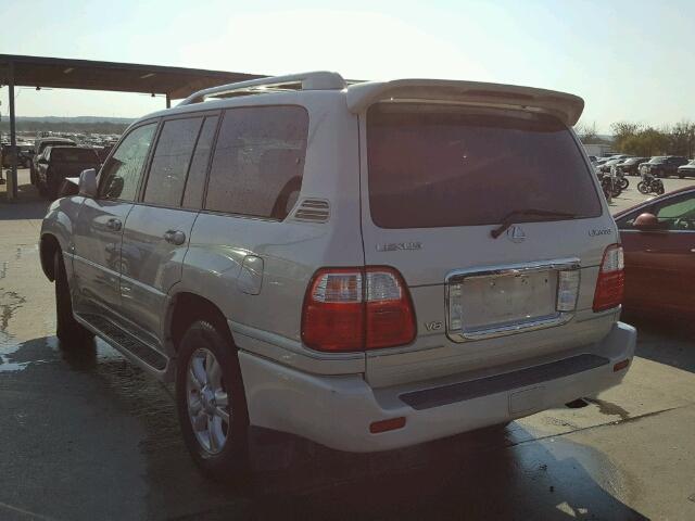 JTJHT00WX53551280 - 2005 LEXUS LX 470 CREAM photo 3