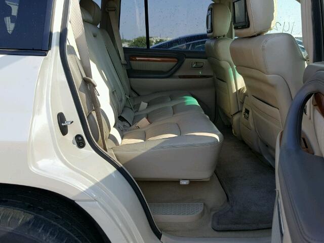 JTJHT00WX53551280 - 2005 LEXUS LX 470 CREAM photo 6