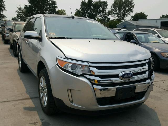 2FMDK3JC4CBA93352 - 2012 FORD EDGE SEL SILVER photo 1