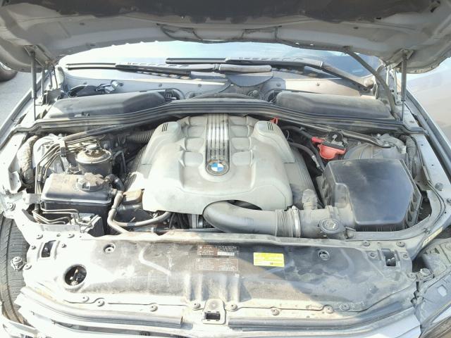 WBANB33535B116004 - 2005 BMW 545 I CHARCOAL photo 7