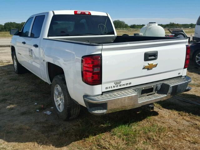 3GCPCREH8EG299815 - 2014 CHEVROLET SILVERADO WHITE photo 3