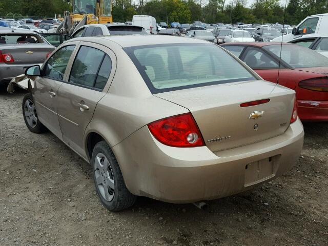 1G1AK58F077277150 - 2007 CHEVROLET COBALT GOLD photo 3