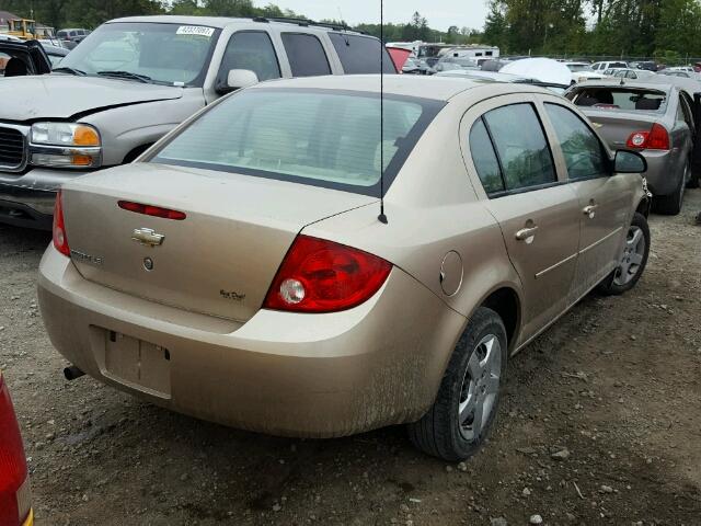 1G1AK58F077277150 - 2007 CHEVROLET COBALT GOLD photo 4