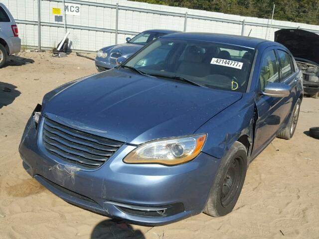 1C3BC2FG6BN578775 - 2011 CHRYSLER 200 LIMITE BLUE photo 2