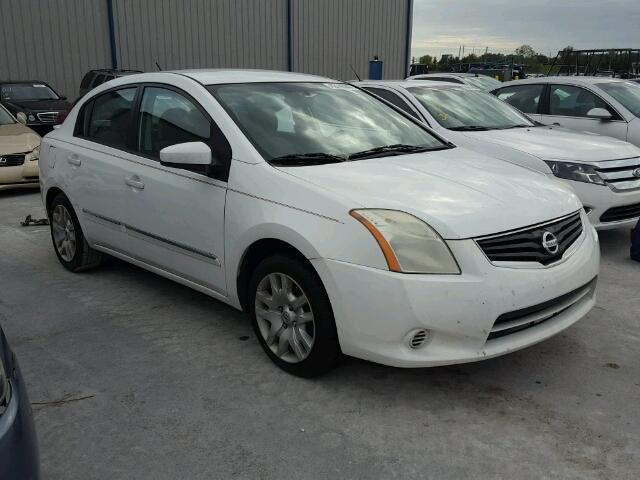 3N1AB6AP9BL657336 - 2011 NISSAN SENTRA WHITE photo 1