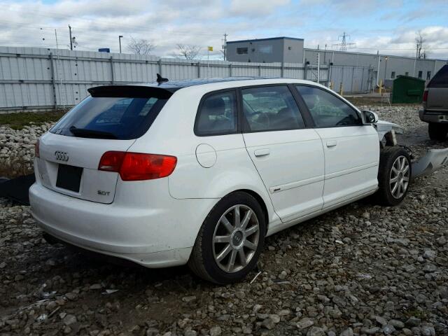 WAUHF68PX8A123345 - 2008 AUDI A3 2.0 WHITE photo 4