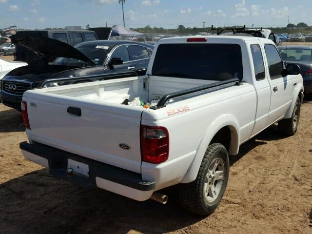 1FTYR14U55PA73195 - 2005 FORD RANGER SUP WHITE photo 4