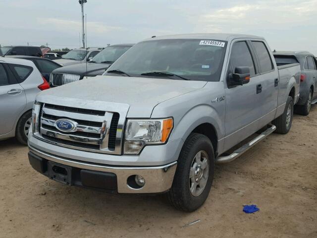 1FTPW12V19FB16653 - 2009 FORD F150 SILVER photo 2