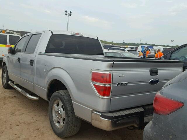 1FTPW12V19FB16653 - 2009 FORD F150 SILVER photo 3