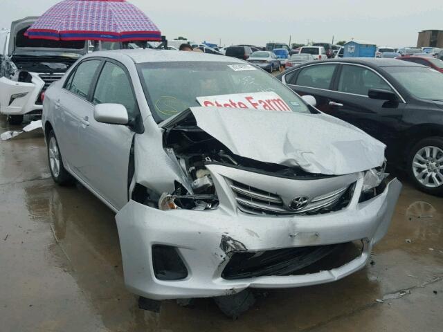 5YFBU4EE9DP205109 - 2013 TOYOTA COROLLA SILVER photo 1