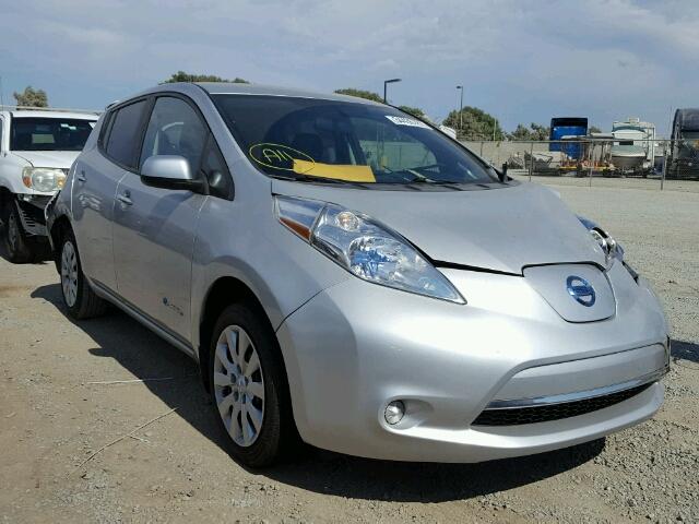 1N4AZ0CP7DC412607 - 2013 NISSAN LEAF S SILVER photo 1