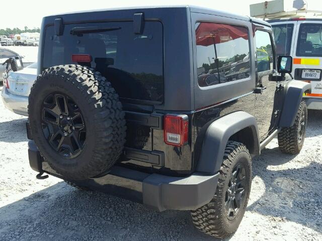 1C4AJWAG3HL728681 - 2017 JEEP WRANGLER S BLACK photo 4