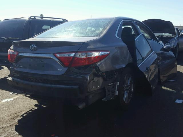 4T1BF1FK3FU042309 - 2015 TOYOTA CAMRY LE GRAY photo 4