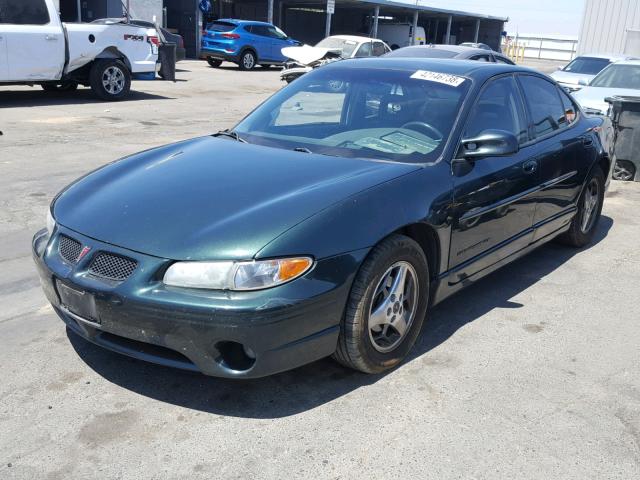 1G2WP52K71F159330 - 2001 PONTIAC GRAND PRIX GREEN photo 2