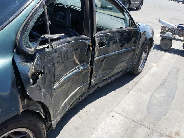 1G2WP52K71F159330 - 2001 PONTIAC GRAND PRIX GREEN photo 9