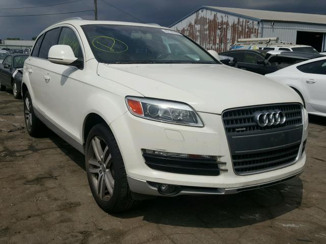 WA1BV94L97D039346 - 2007 AUDI Q7 4.2 QUA WHITE photo 1