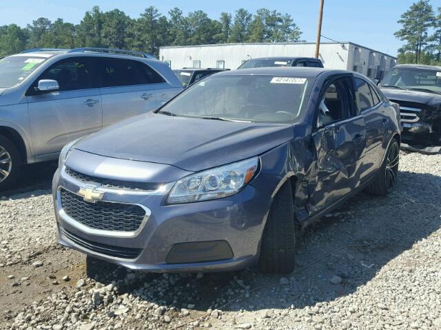 1G11C5SL1EF258475 - 2014 CHEVROLET MALIBU 1LT BLUE photo 2