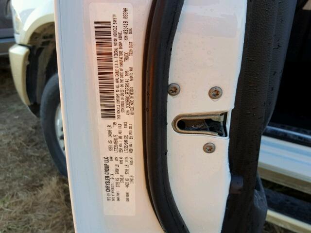 3C63RRKL3EG230141 - 2014 RAM 3500 WHITE photo 10