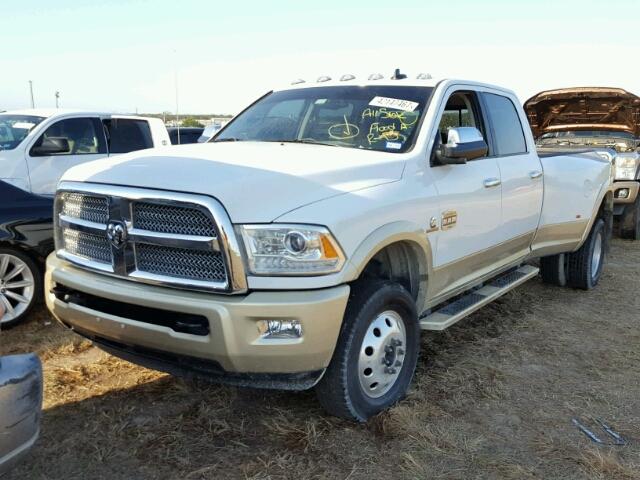 3C63RRKL3EG230141 - 2014 RAM 3500 WHITE photo 2