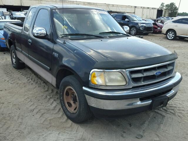 1FTDX1763VKC62457 - 1997 FORD F150 BLACK photo 1