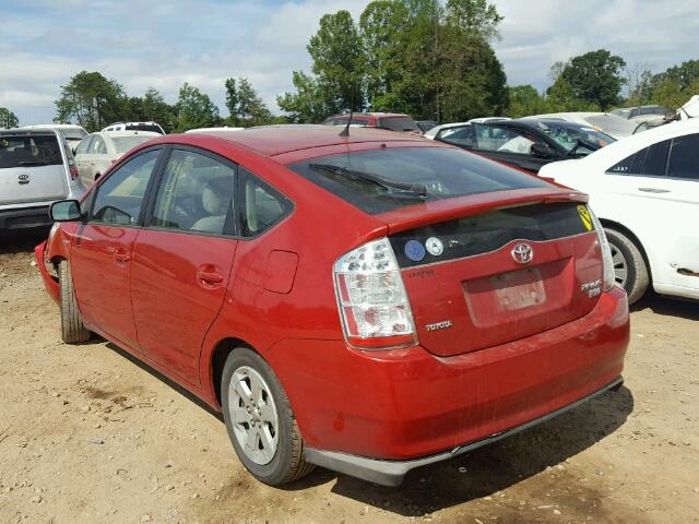 JTDKB20U593499939 - 2009 TOYOTA PRIUS RED photo 3