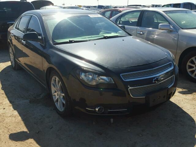 1G1ZE5E73AF151949 - 2010 CHEVROLET MALIBU BLACK photo 1