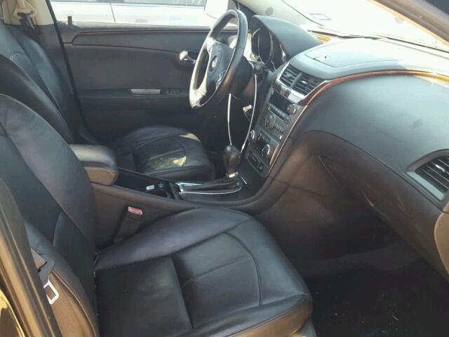 1G1ZE5E73AF151949 - 2010 CHEVROLET MALIBU შავი ფოტო 5