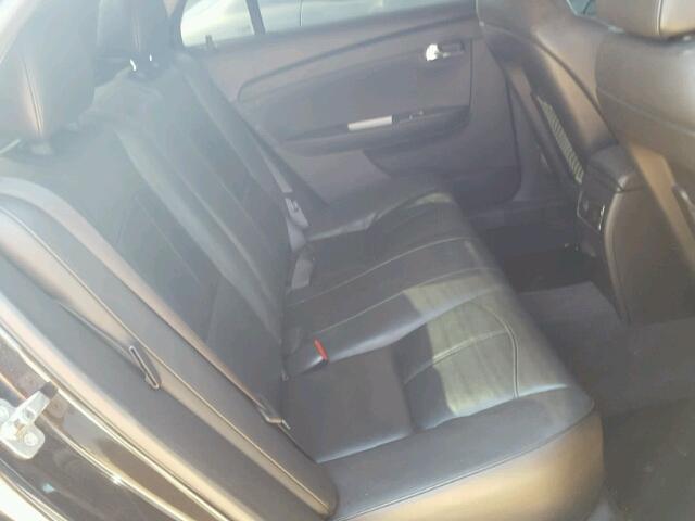 1G1ZE5E73AF151949 - 2010 CHEVROLET MALIBU შავი ფოტო 6