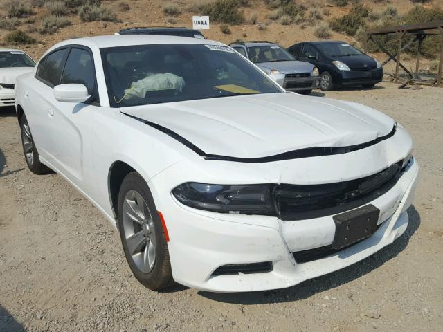 2C3CDXHG8JH176761 - 2018 DODGE CHARGER SX WHITE photo 1