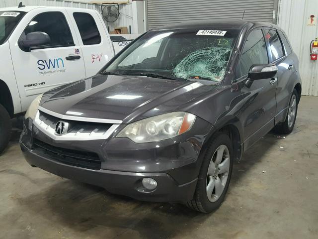 5J8TB18219A002464 - 2009 ACURA RDX GRAY photo 2