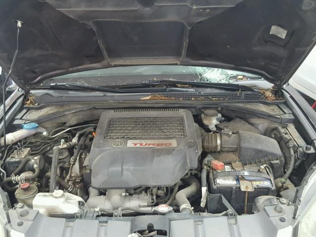 5J8TB18219A002464 - 2009 ACURA RDX GRAY photo 7