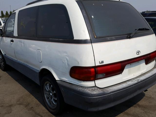 JT3AC22S6M0003727 - 1991 TOYOTA PREVIA LE WHITE photo 9