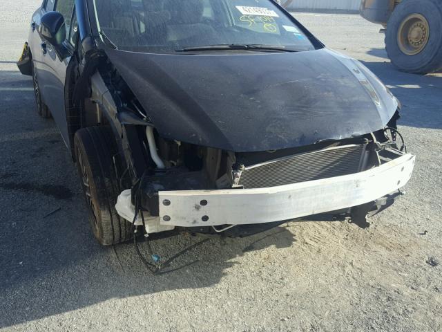 19XFB2F85DE255141 - 2013 HONDA CIVIC EX შავი ფოტო 9